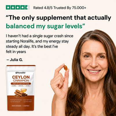 Noralife Ceylon Cinnamon 7200mg equivalent with MCT Oil
